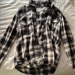 Size Small American Eagle Button Flannel